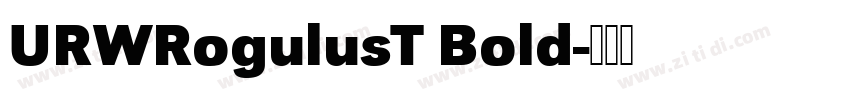 URWRogulusT Bold字体转换